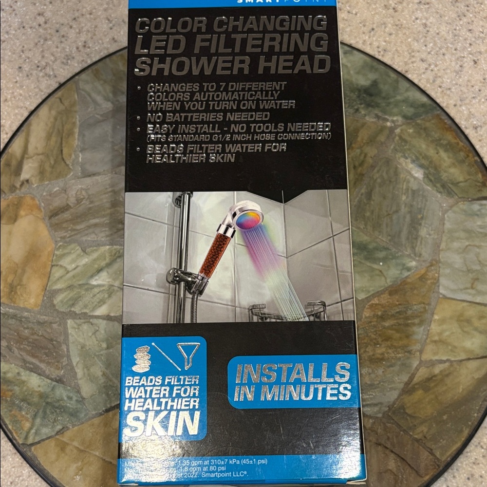NWT Smart Point LED Color Changing Shower Head - Picture 2 of 9